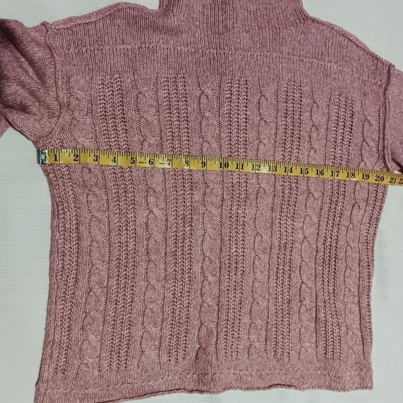 3 X$20 A.n.a. Womens Long Sleeve Turtleneck sweater size S color rose marl - Picture 6 of 9